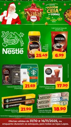Pré-visualização Lopes Supermercados - Ofertas da semana válida a partir de 31/10/2025