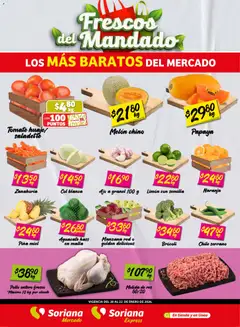Soriana - Frescos del Mandado Mercado: Ver, Tab, Chis, Camp, Yuc y Q. Roo válido desde 20/01/2026