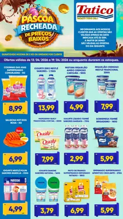 Pré-visualização Tatico - Ofertas da semana válida a partir de 13/04/2026