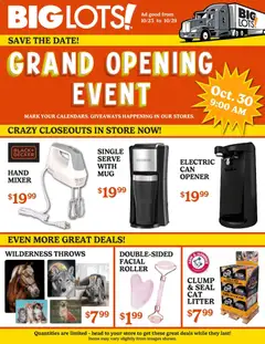 Preview Big Lots Weekly Ad valid from 10/23/2025