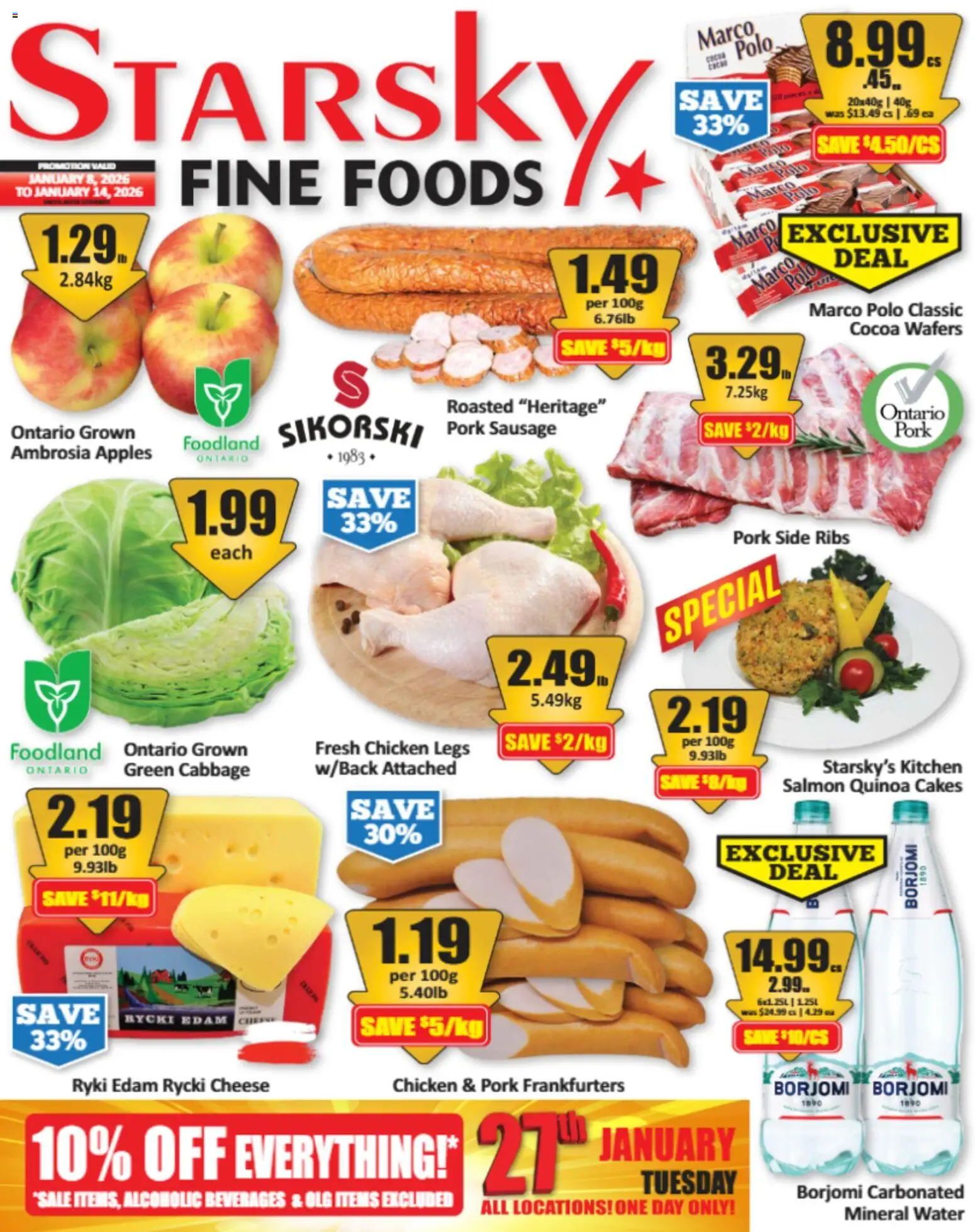 Starsky weekly flyer / circulaire - page 1- valid from Jan 8, 2026