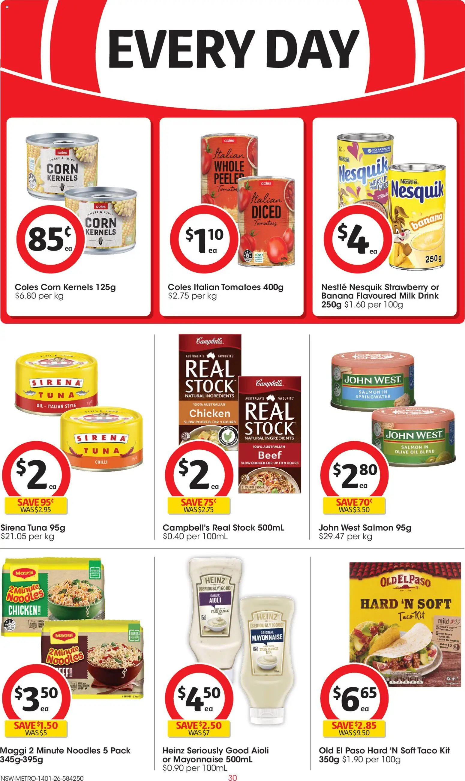Coles  Catalogue  - page 30- valid from 14/01/2026