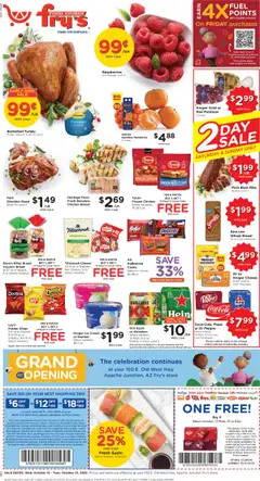 Preview Fry's Food Weekly Ad valid from 10/15/2025