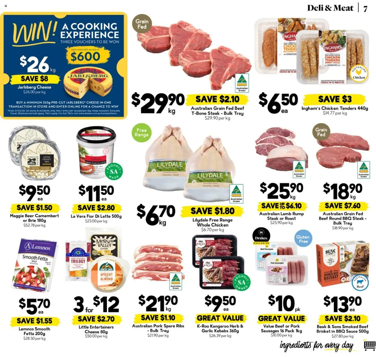 Drakes catalogue  - page 7- valid from 15/04/2026