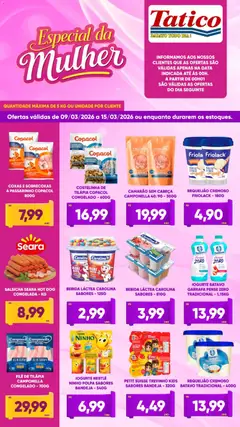 Pré-visualização Tatico - Ofertas da semana válida a partir de 09/03/2026