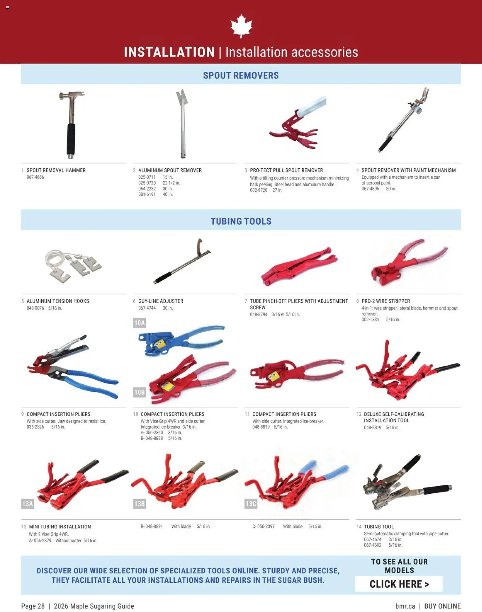 BMR - Agrizone Maple Sugaring Guide - page 28- valid from Jan 1, 2026