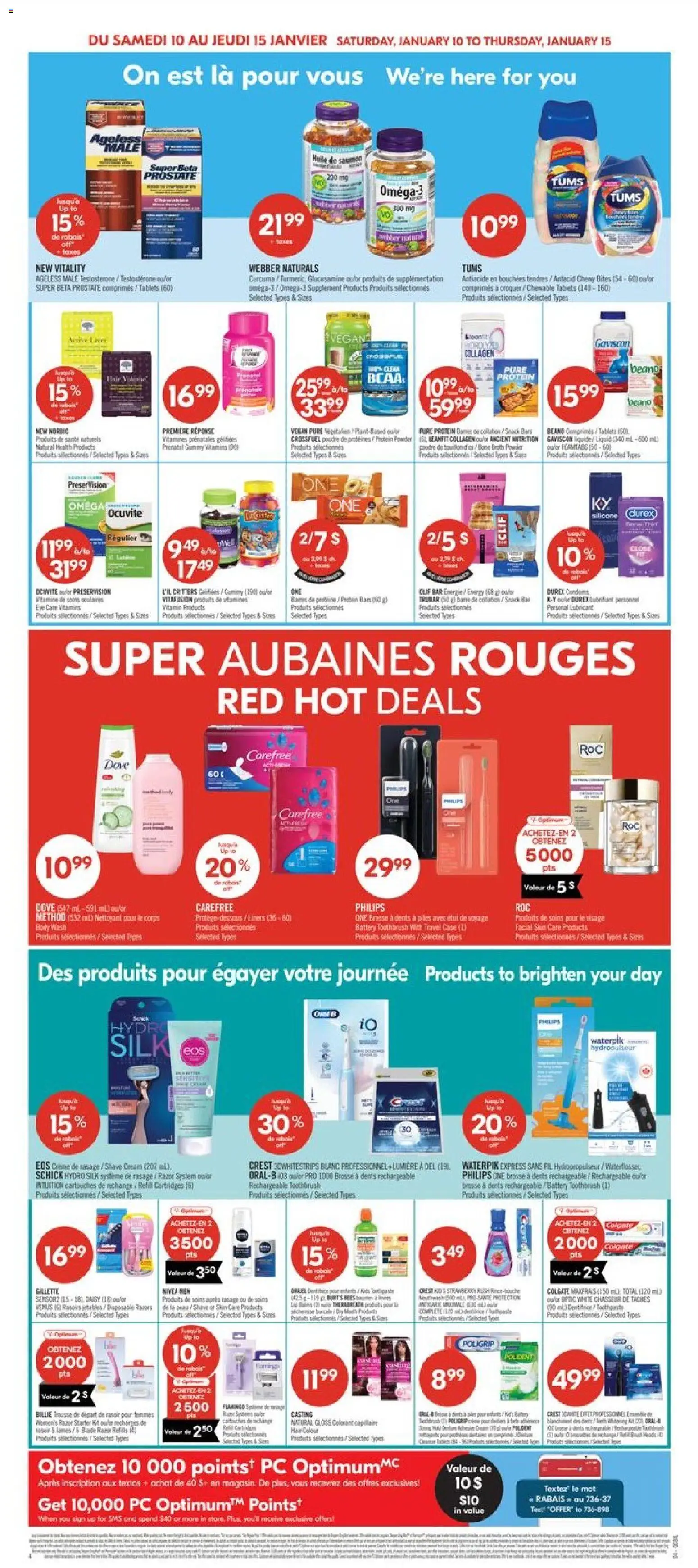 Pharmaprix weekly flyer / circulaire - page 9- valid from Jan 9, 2026