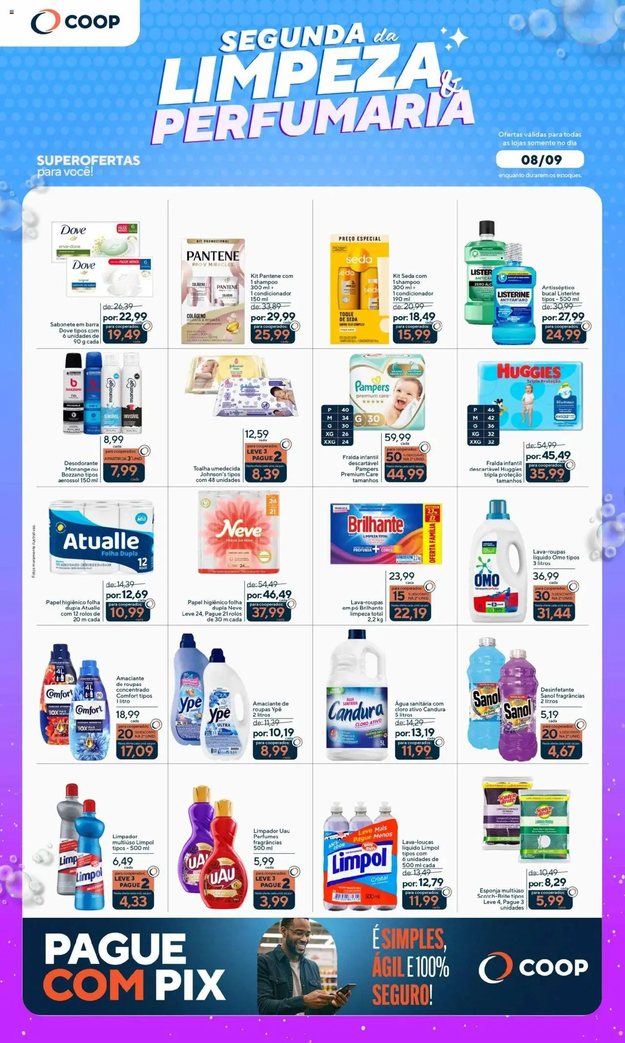 Coop - Ofertas Segunda da Limpeza e Perfumaria - página 1- válido a partir de 08/09/2025
