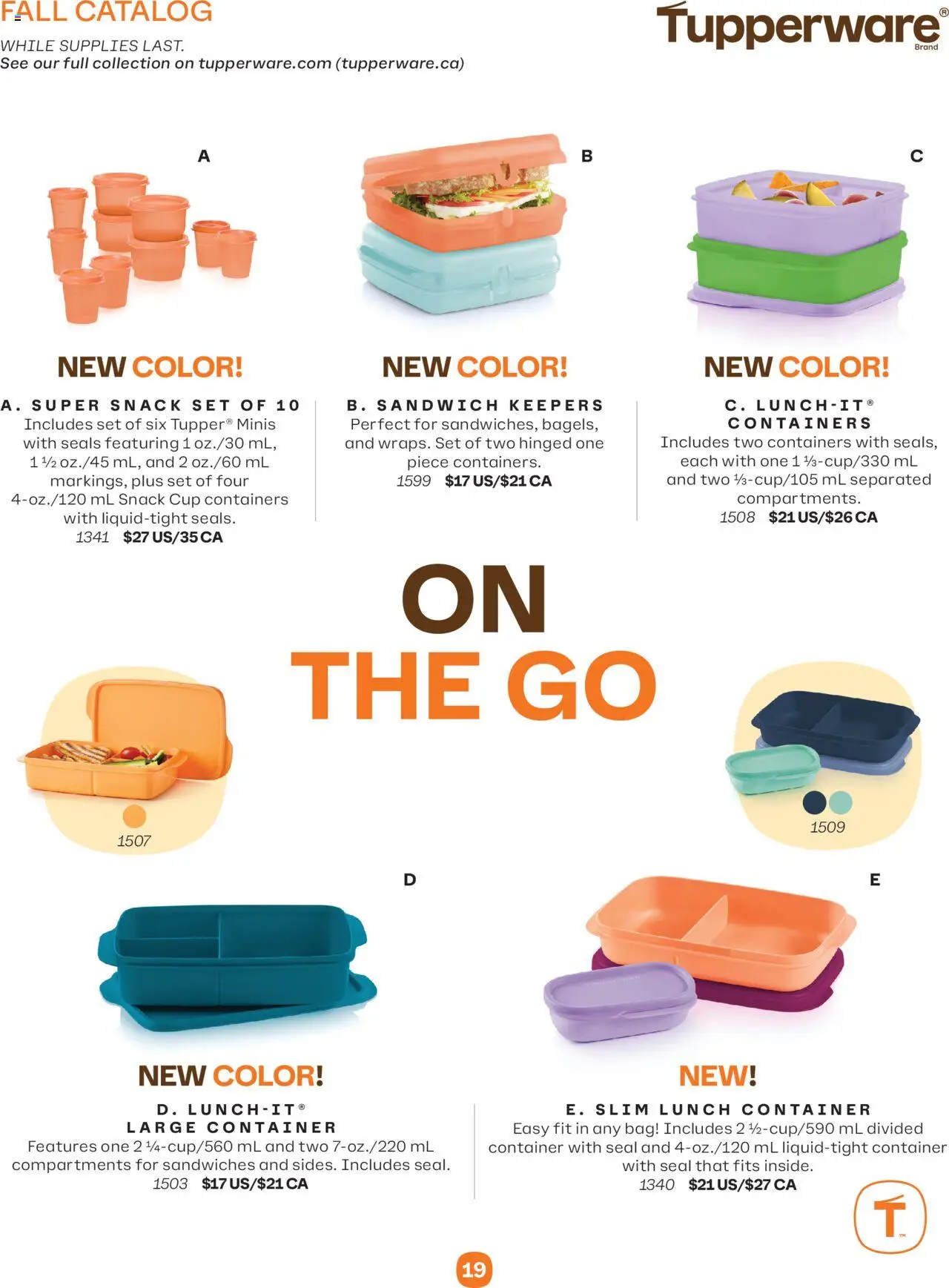 Tupperware - Fall 2025 Catalog - page 19- valid from Sep 1, 2025