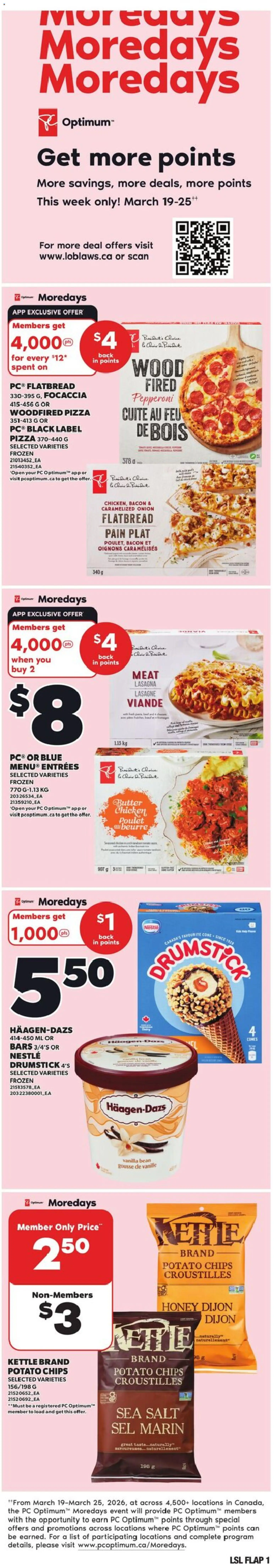 Loblaws weekly flyer / circulaire - page 1- valid from Mar 19, 2026