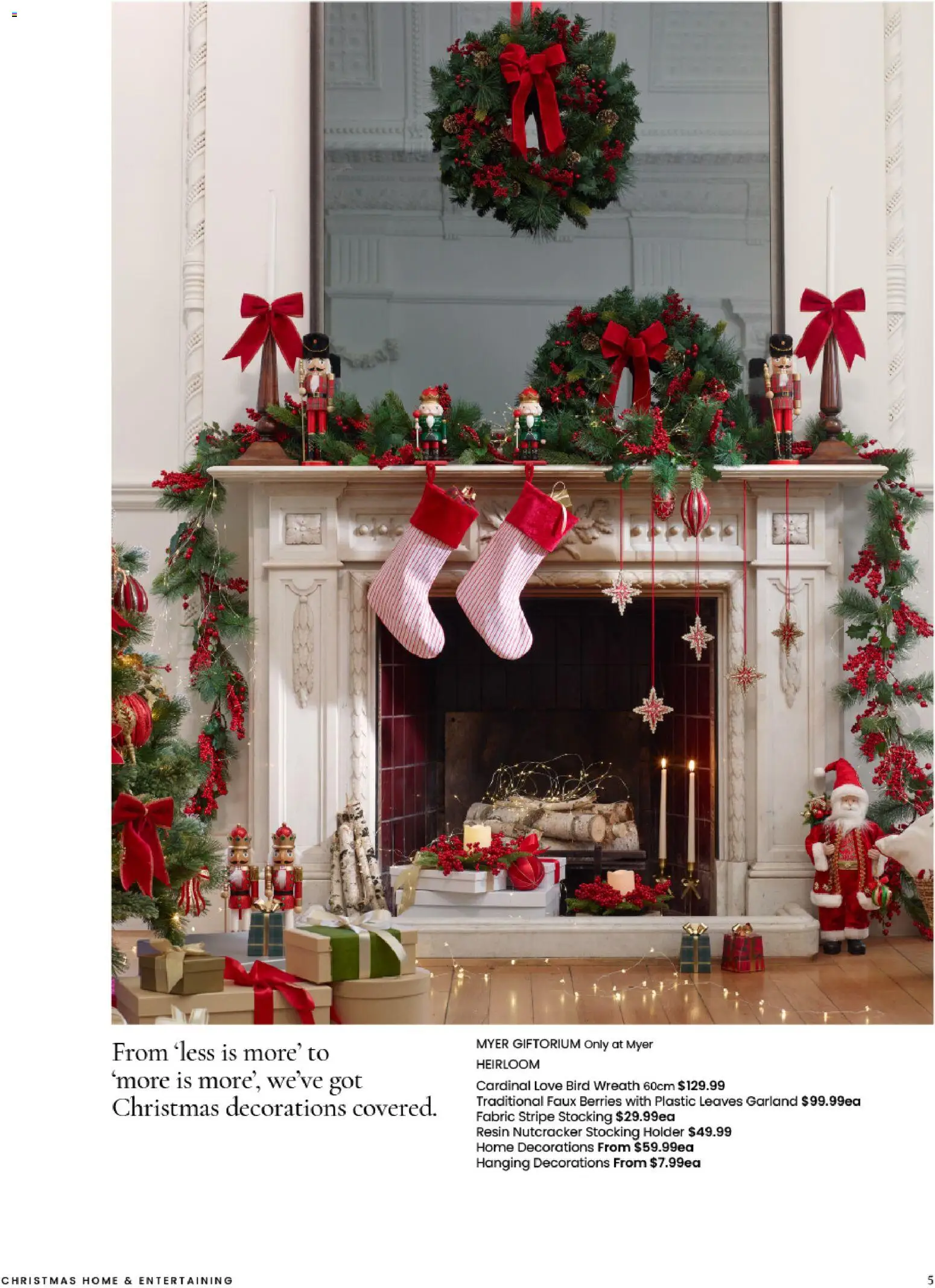 Myer Catalogue Christmas Home & Entertaining - page 5- valid from 11/11/2025