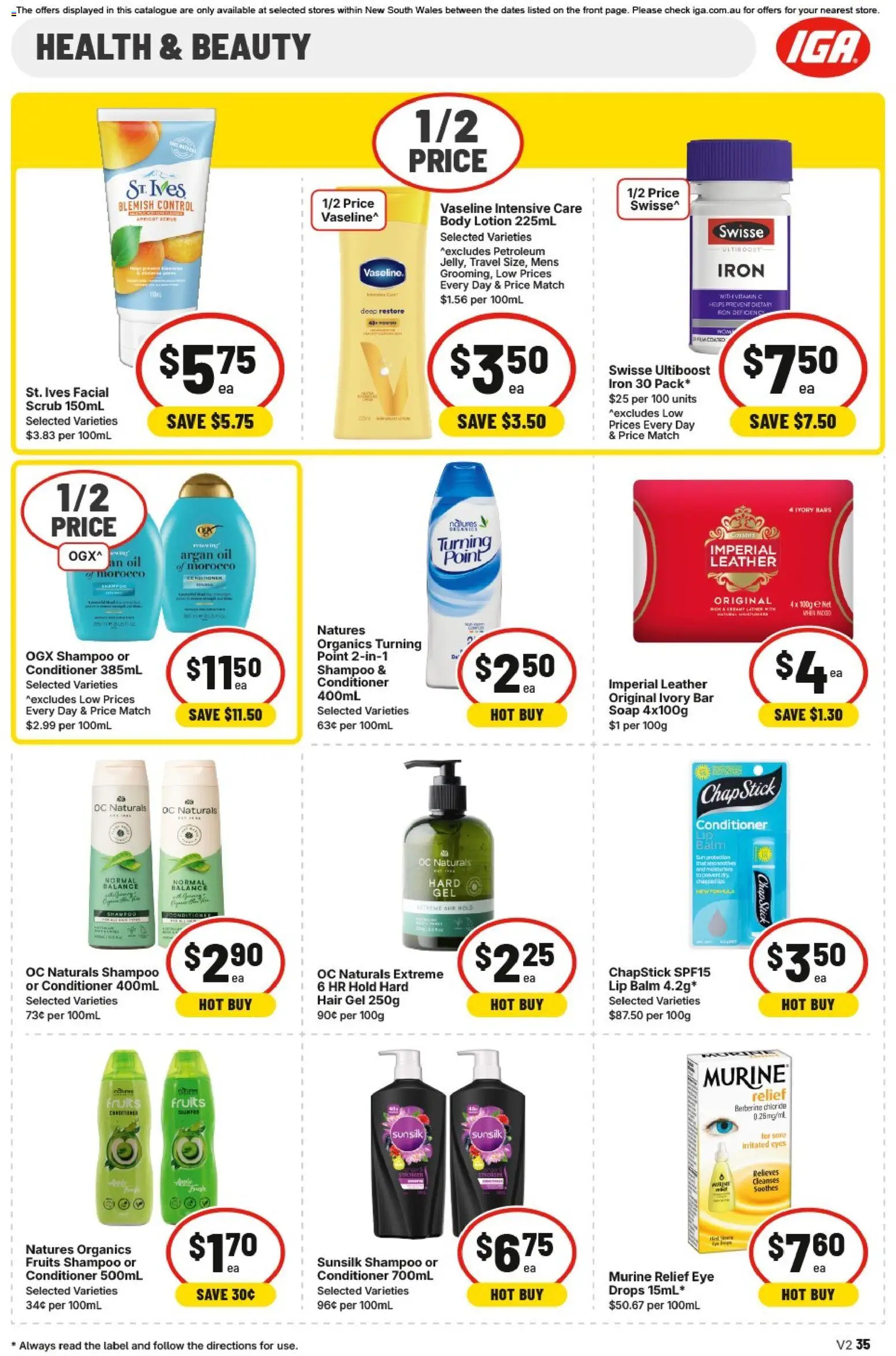 IGA Catalogue NSW - page 34- valid from 14/01/2026