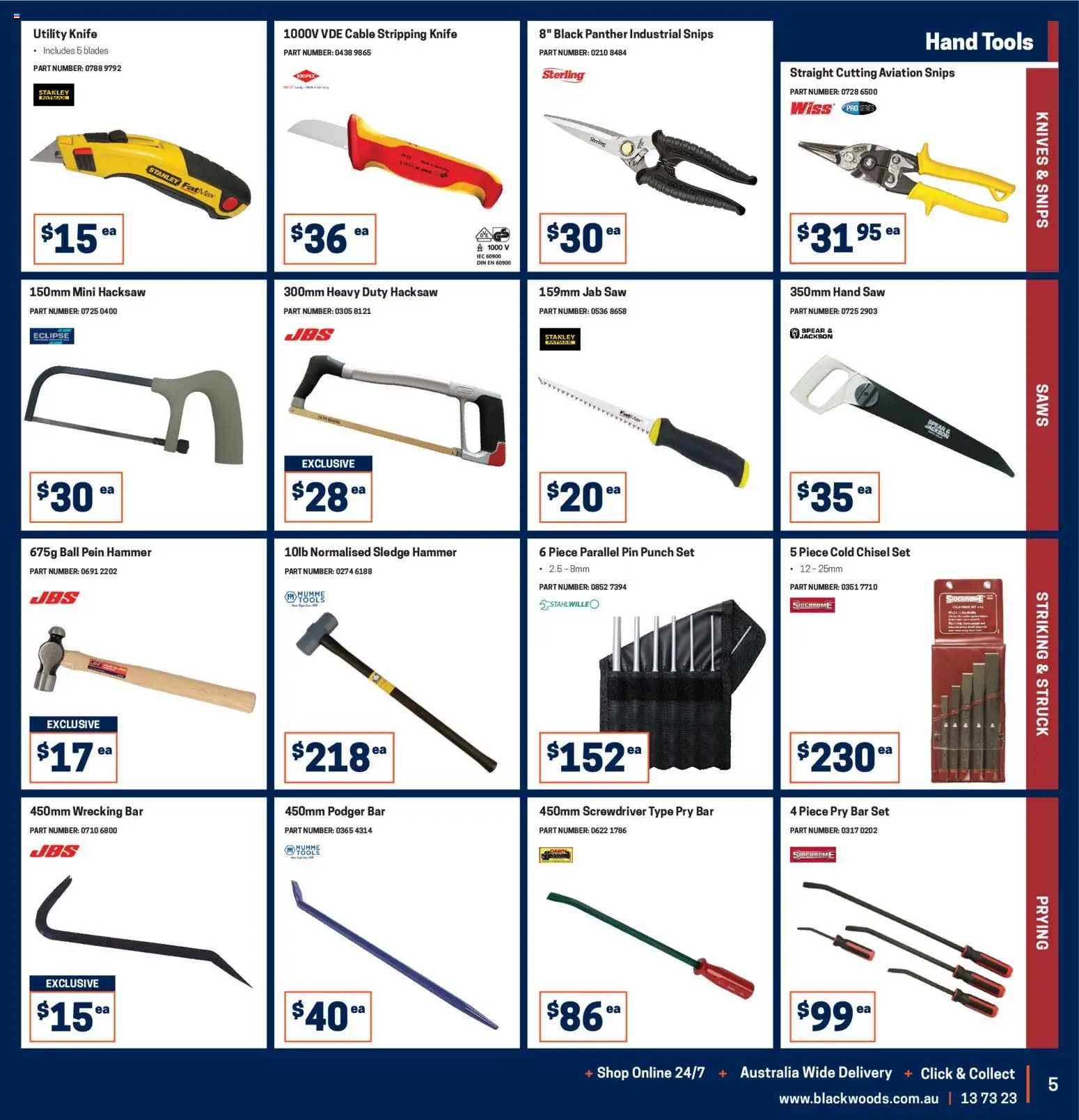 Black Woods Catalogue  - page 5- valid from 03/11/2025