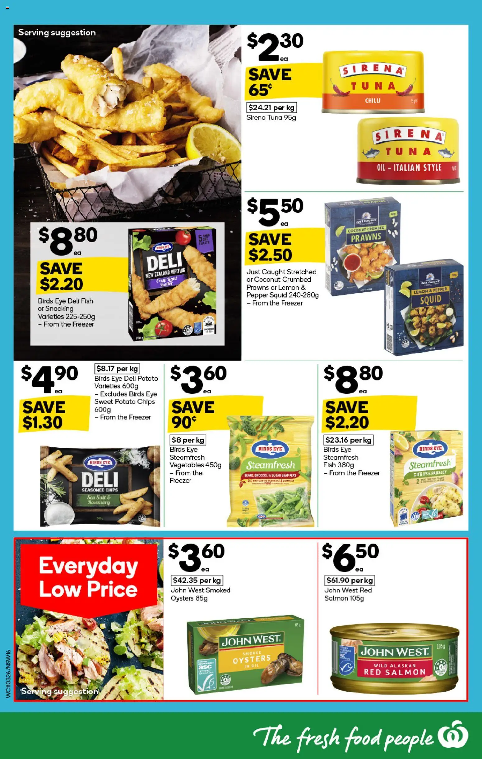 Woolworths catalogue  - page 16- valid from 11/03/2026