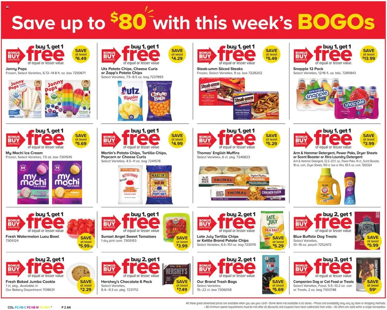 Giant Weekly Ad - page 2- valid from 07/18/2025