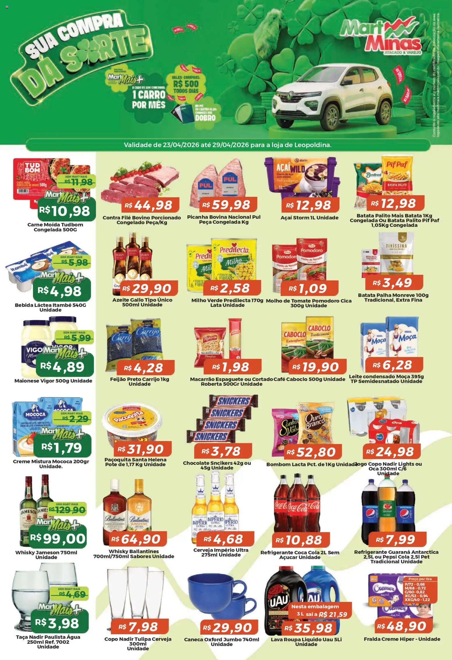 Mart Minas ofertas - página 1- válido a partir de 23/04/2026
