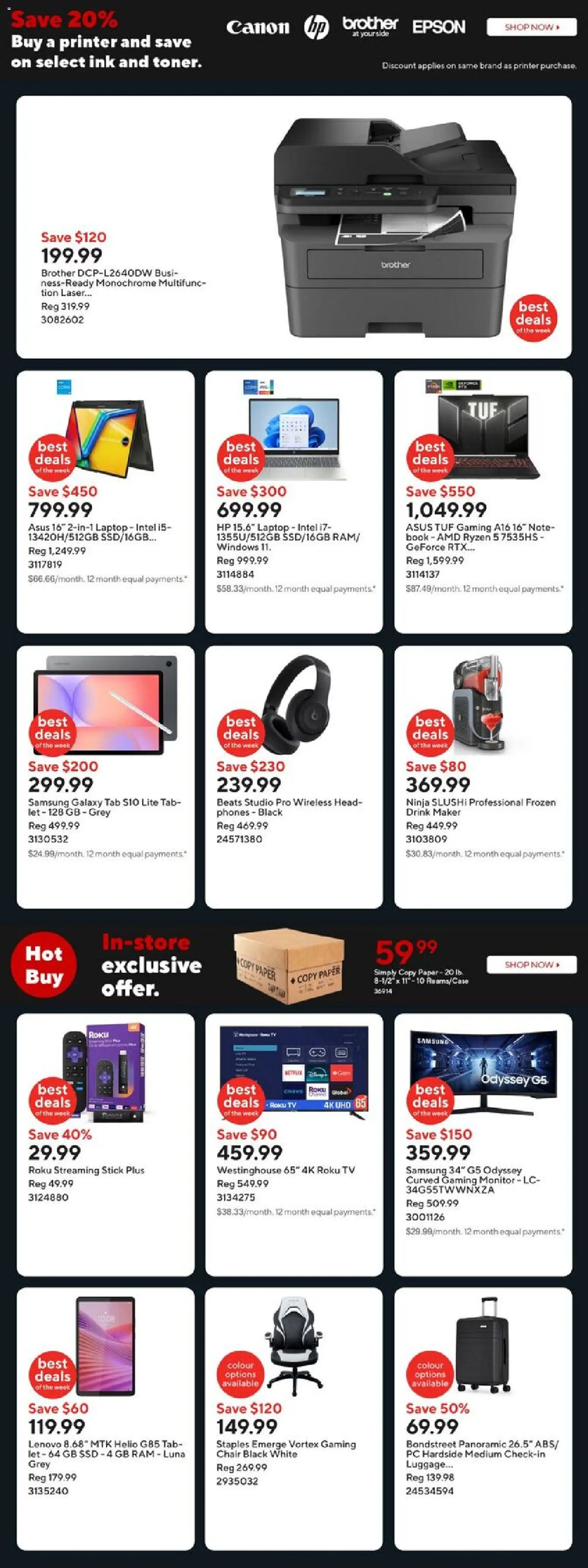 Staples - Black Friday  - page 2- valid from Nov 28, 2025