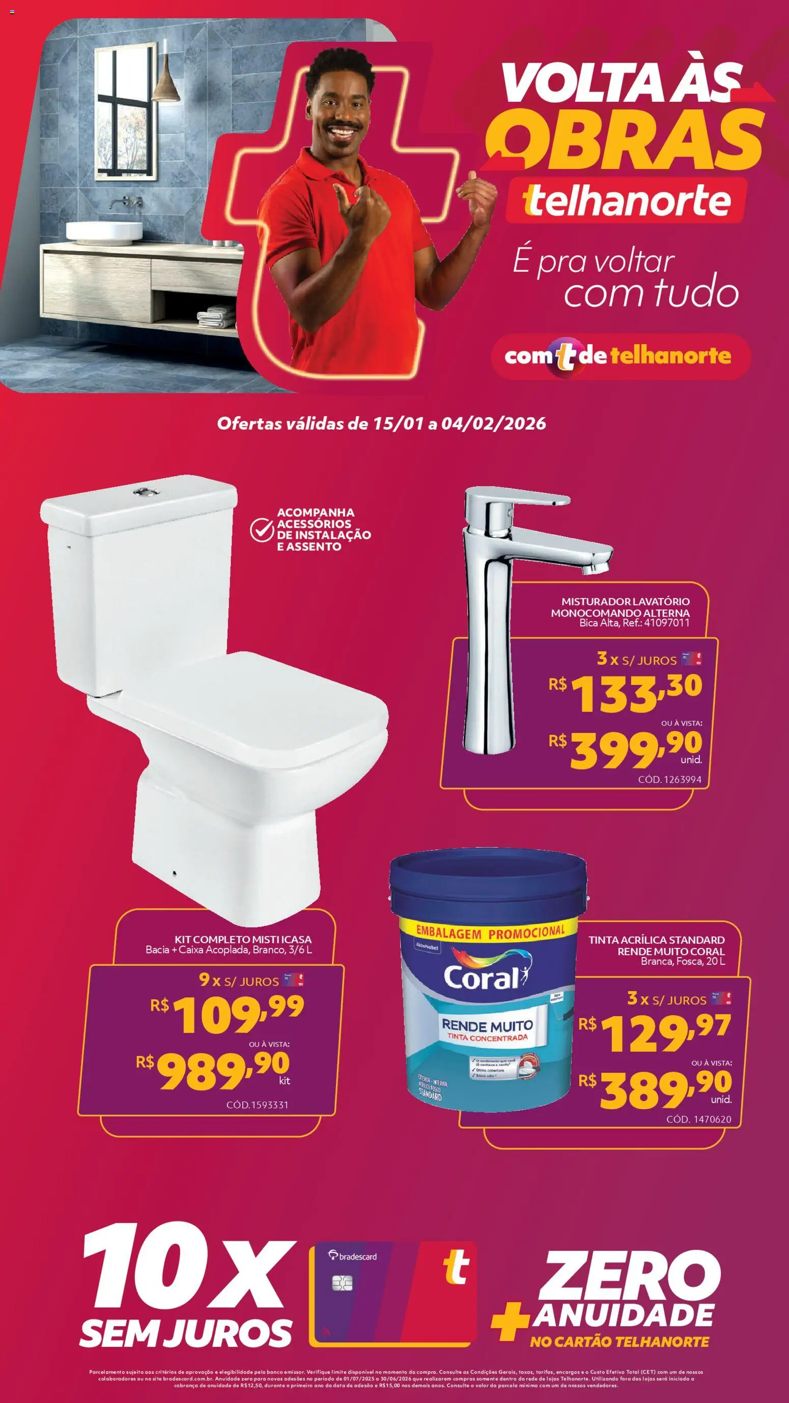 Telhanorte - Ofertas atuais - página 1- válido a partir de 15/01/2026
