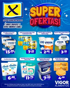 Pré-visualização X Supermercados - Ofertas Vigor válida a partir de 09/01/2026