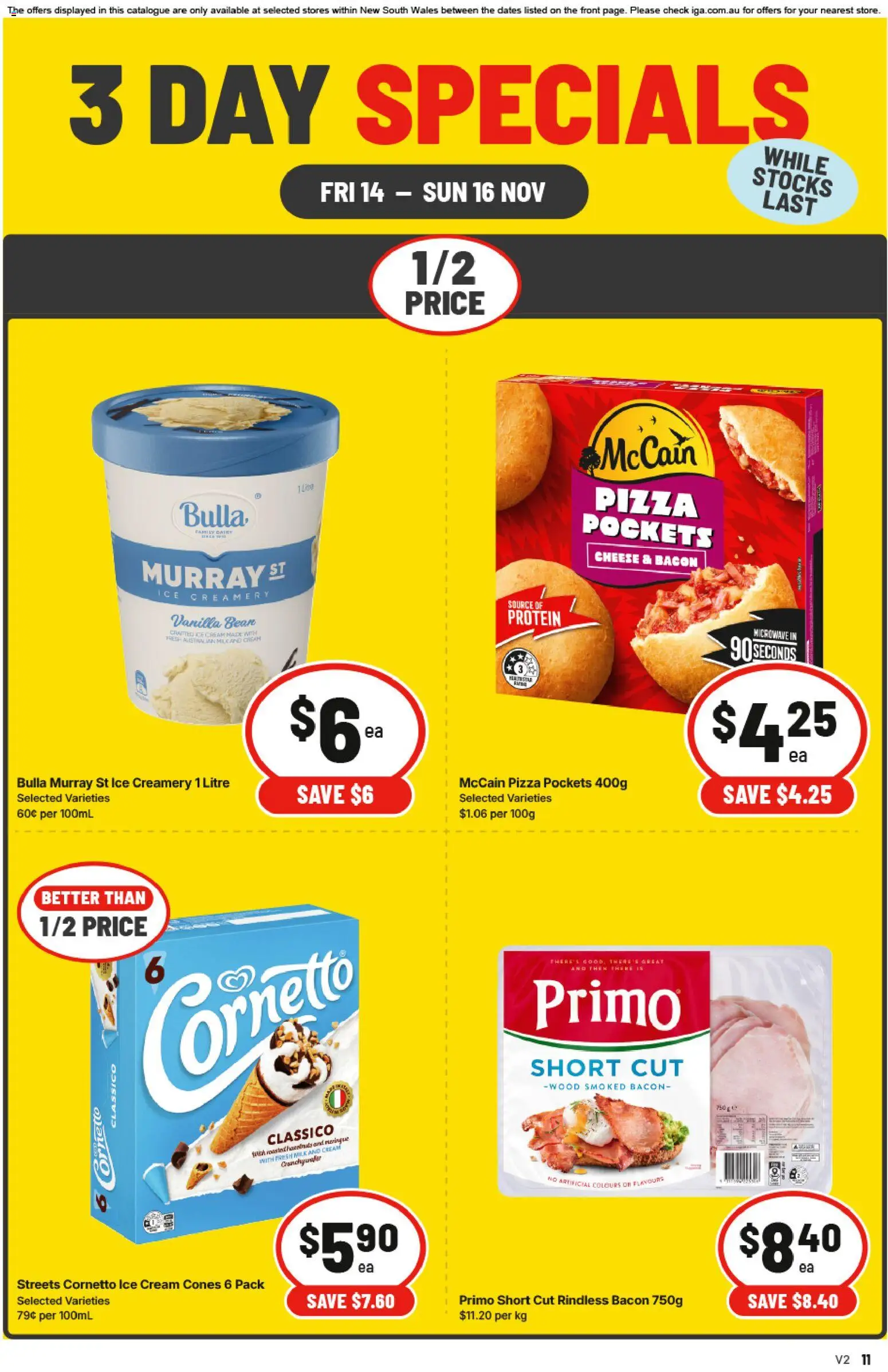 IGA 3 Day Specials NSW - page 4- valid from 14/11/2025