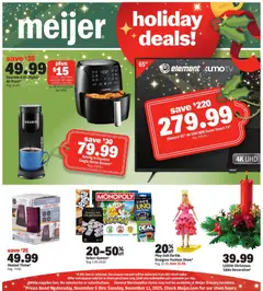 Preview Meijer Holiday Deals valid from 11/05/2025