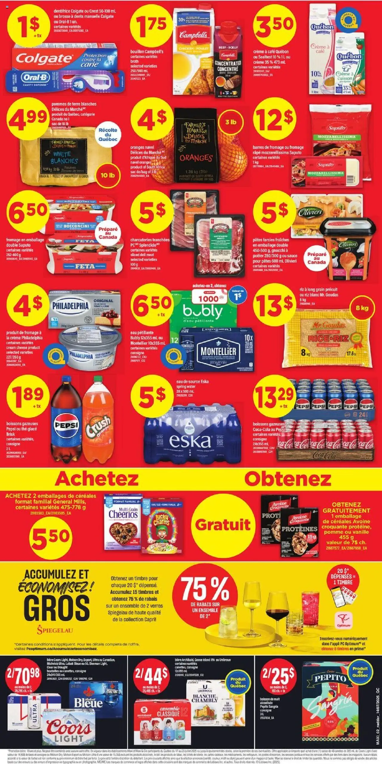Maxi weekly flyer / circulaire - page 2- valid from Jul 17, 2025