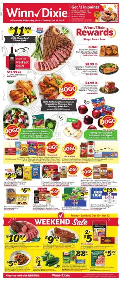 Preview Winn Dixie Weekly Ad valid from 10/08/2025