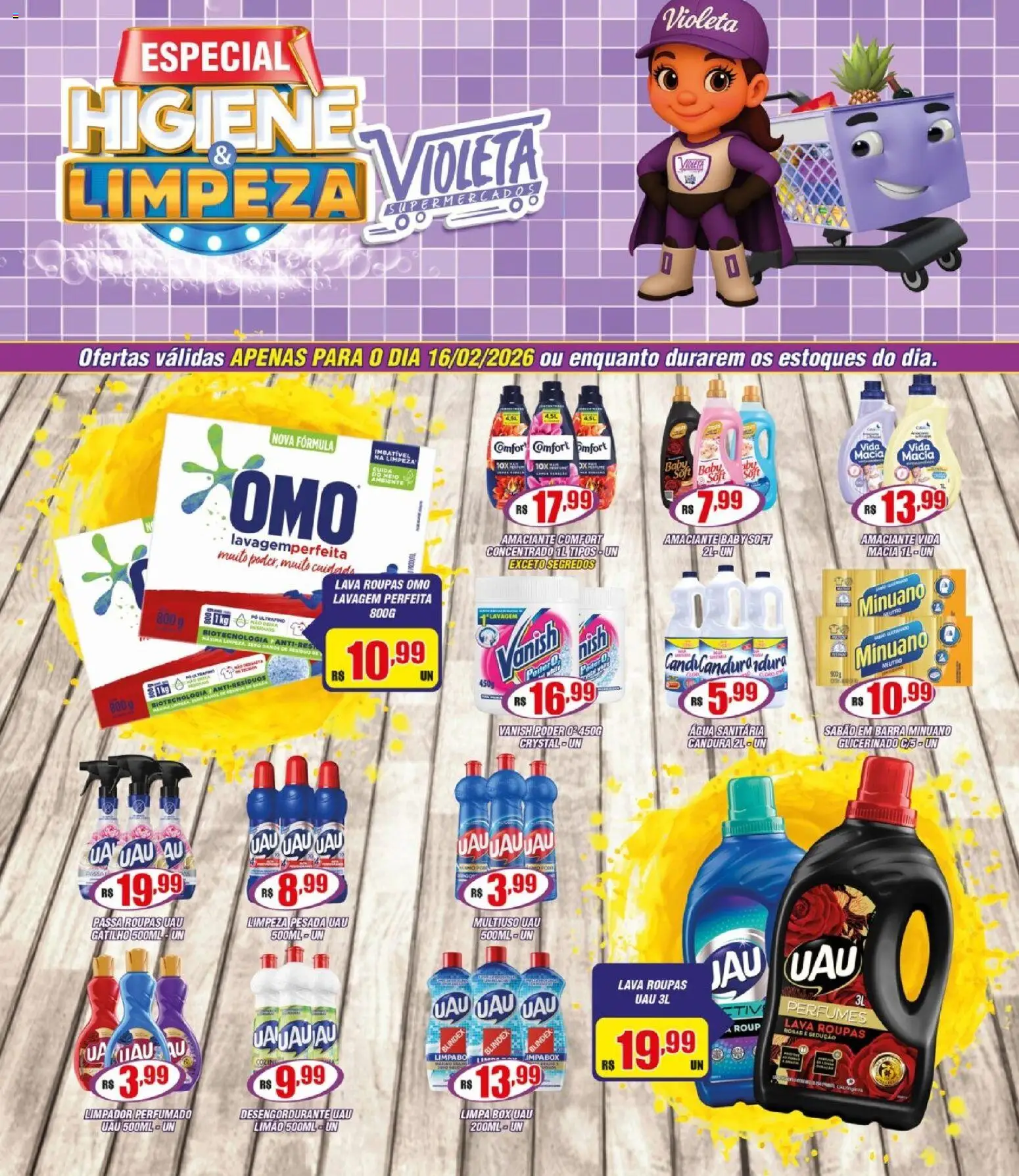 Violeta Supermercados - Ofertas da semana - página 1- válido a partir de 16/02/2026
