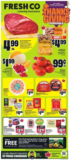 Preview FreshCo weekly flyer / circulaire valid from Oct 9, 2025