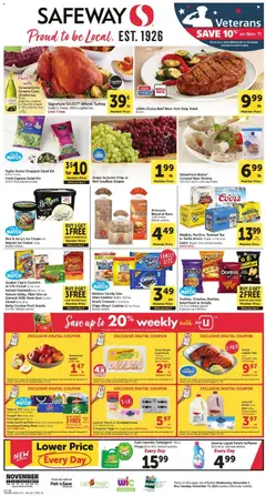 Preview Safeway Weekly Ad valid from 11/05/2025