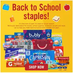 Preview Price Chopper Back to School valid from 08/24/2025