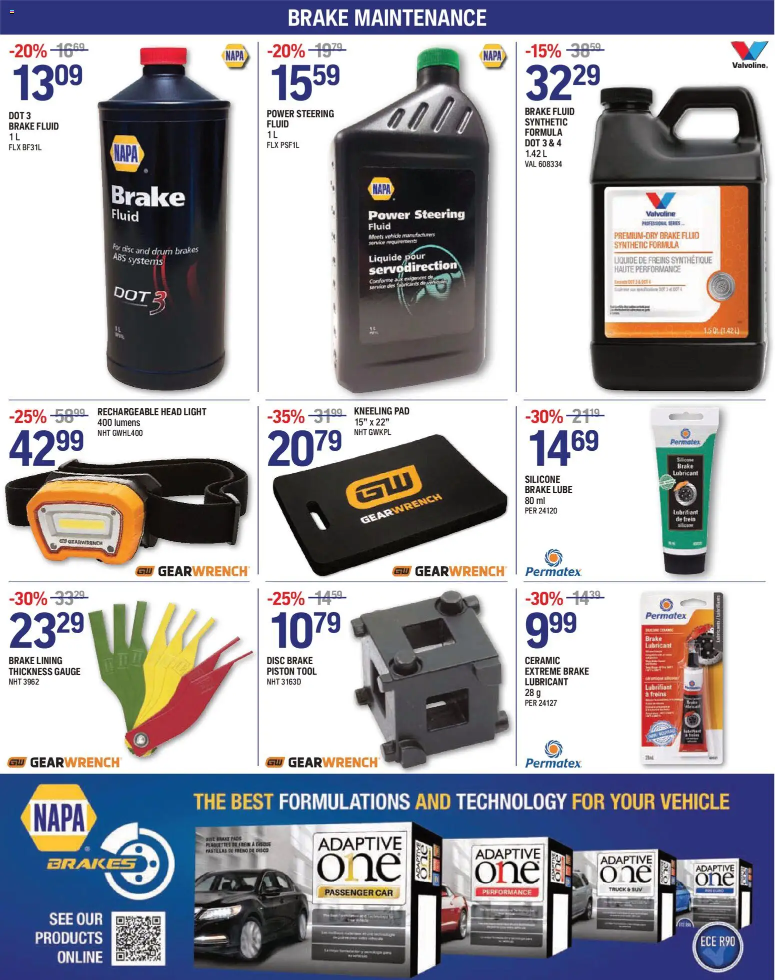 NAPA Auto Parts weekly flyer - page 3- valid from Apr 1, 2026
