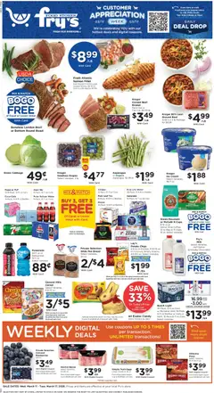 Preview Fry's Food Weekly Ad valid from 03/11/2026