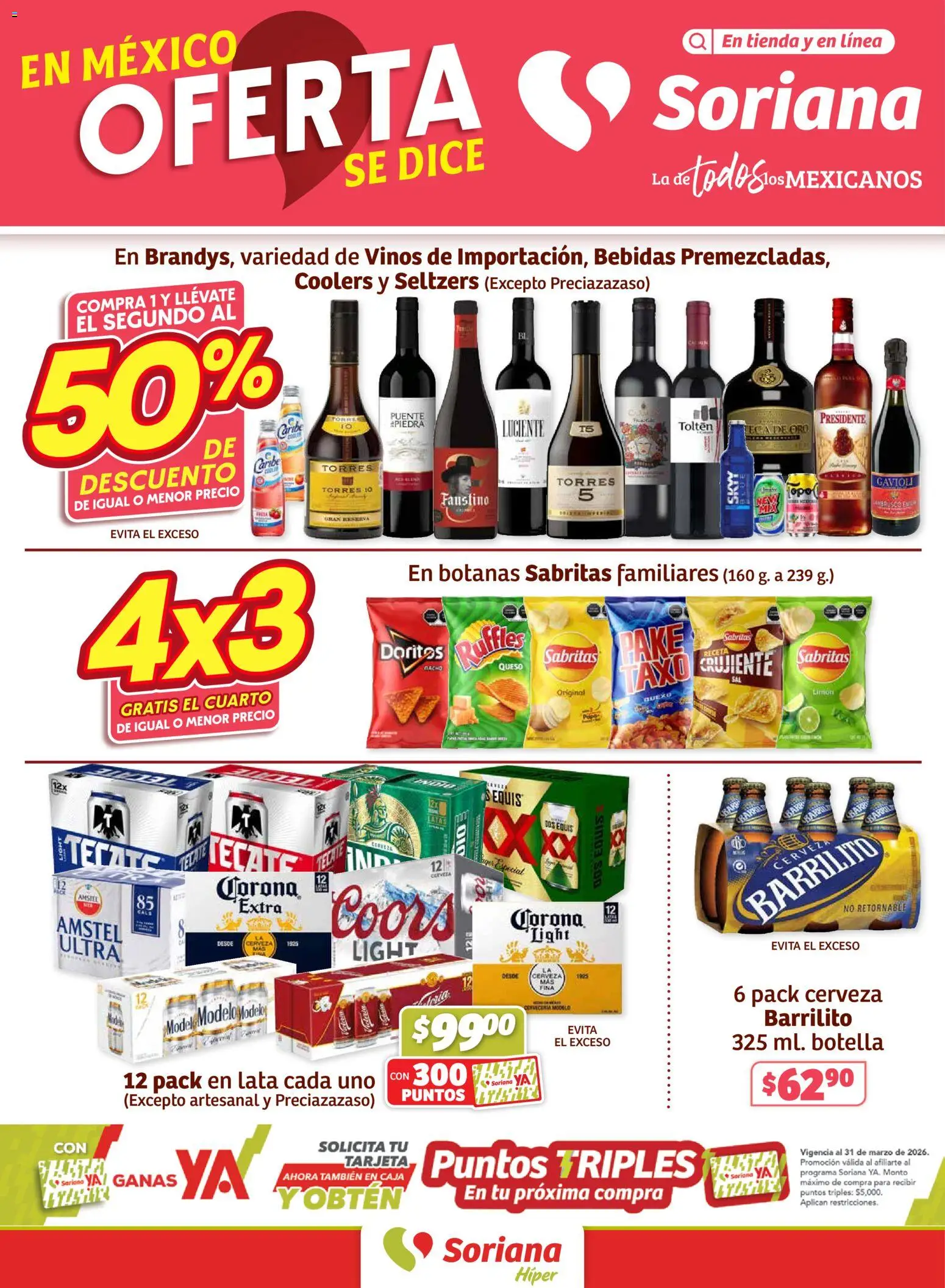 Soriana - Fin de Semana Híper: Tijuana, Mexicali, Ensenada, San Luis Río Colorado y Tecate - página 1- válido desde 19/02/2026