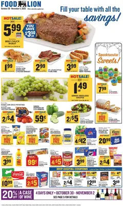 Preview Food Lion Weekly Ad valid from 10/29/2025