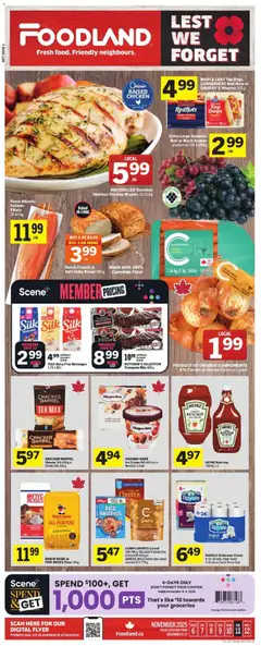 Preview Foodland weekly flyer / circulaire valid from Nov 6, 2025