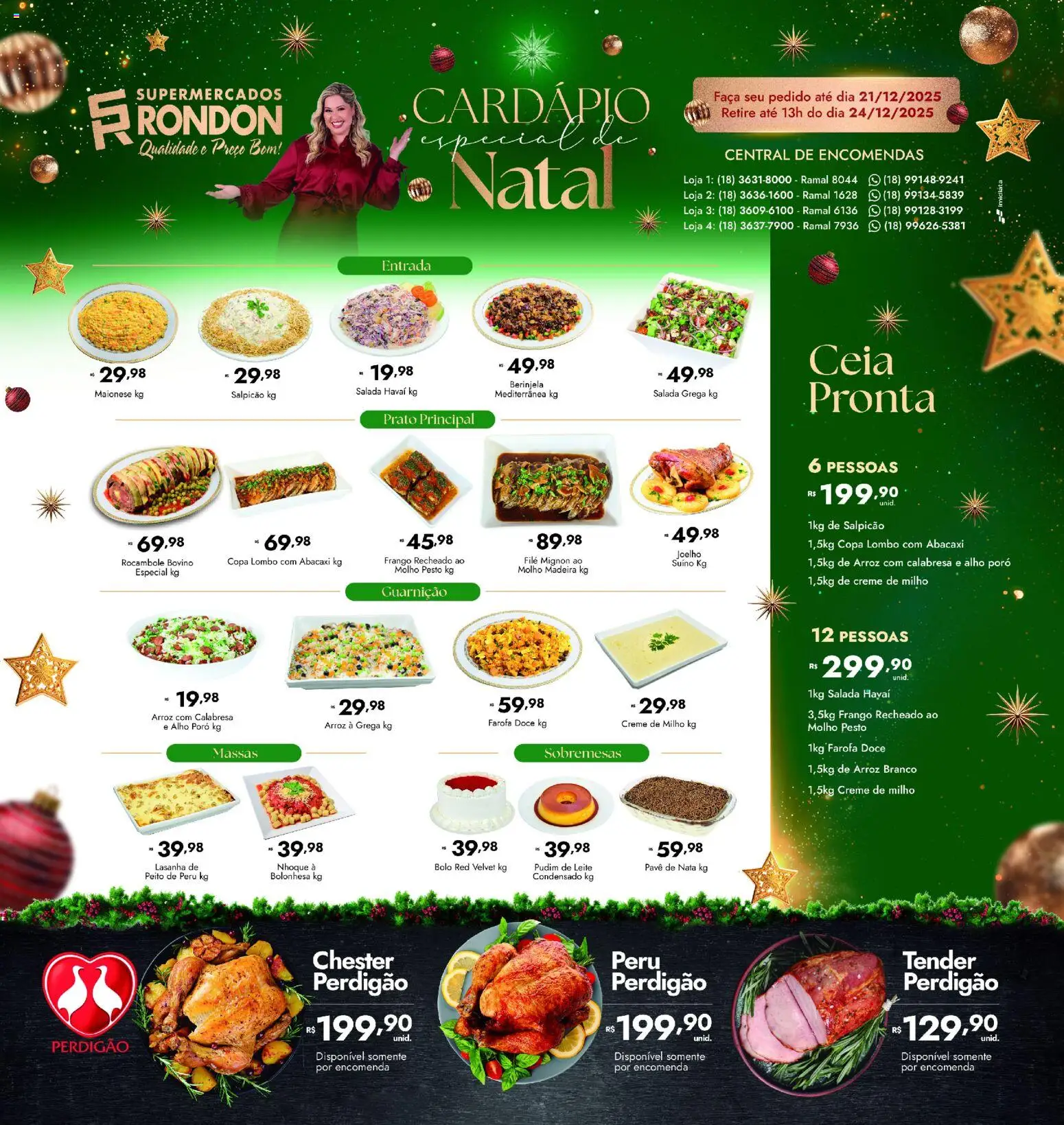 Supermercados Rondon - Ofertas de Natal - página 1- válido a partir de 21/12/2025
