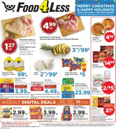 Preview Food 4 Less Weekly Ad valid from 12/17/2025