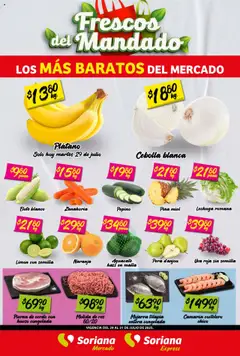 Soriana - Frescos del Mandado Mercado: BCS, Son y Sin válido desde 29/07/2025