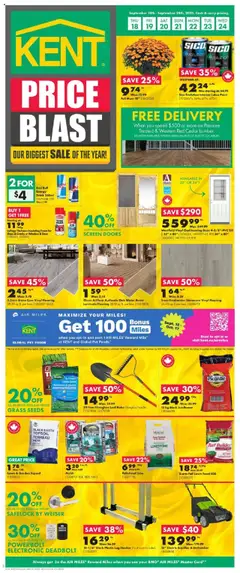 Preview Kent weekly flyer / circulaire valid from Sep 18, 2025