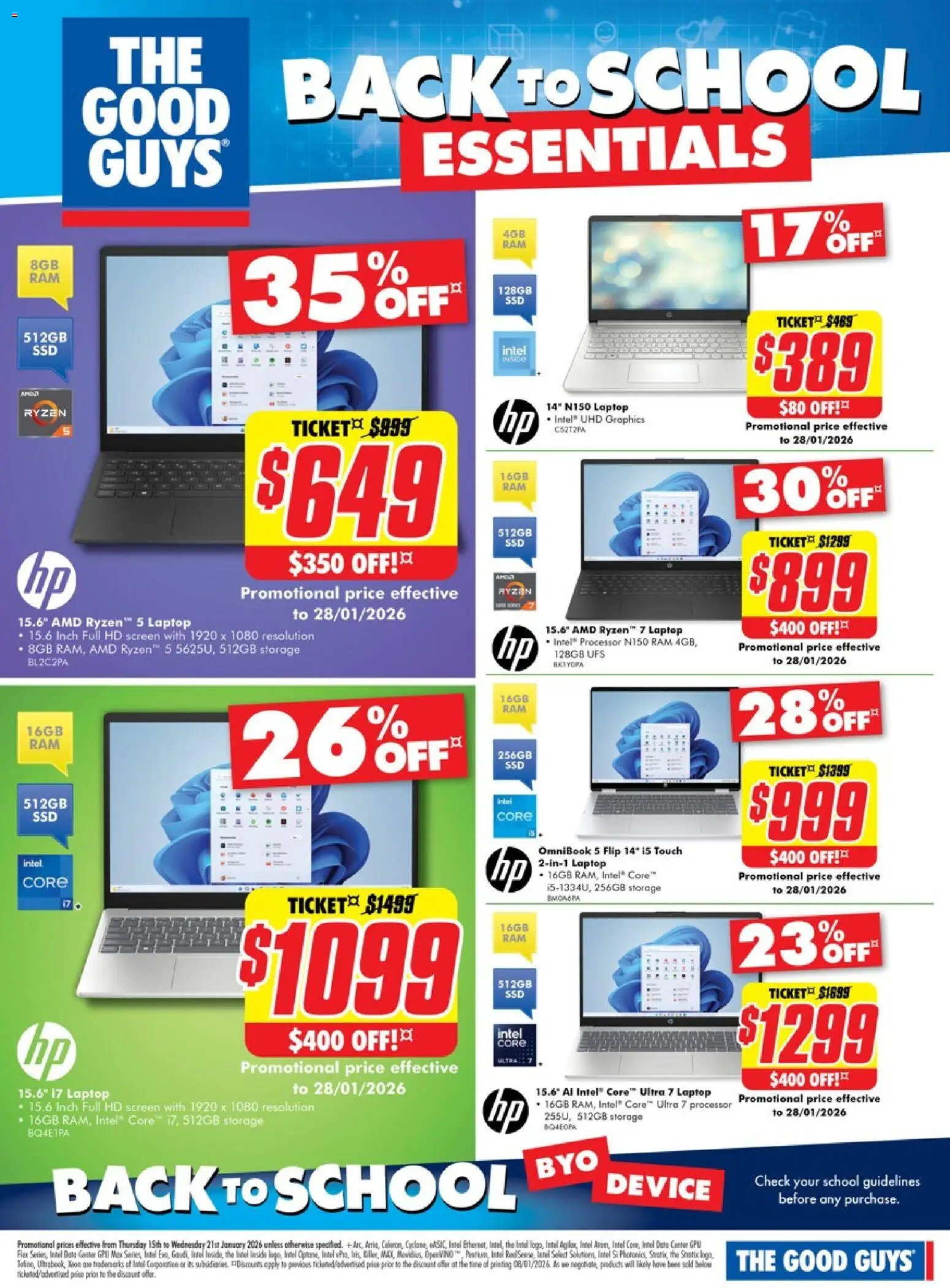 The Good Guys - Back to School Essentials - page 4- valid from 14/01/2026