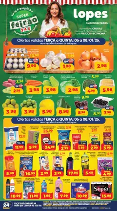 Pré-visualização Lopes Supermercados - Ofertas da semana  válida a partir de 06/01/2026