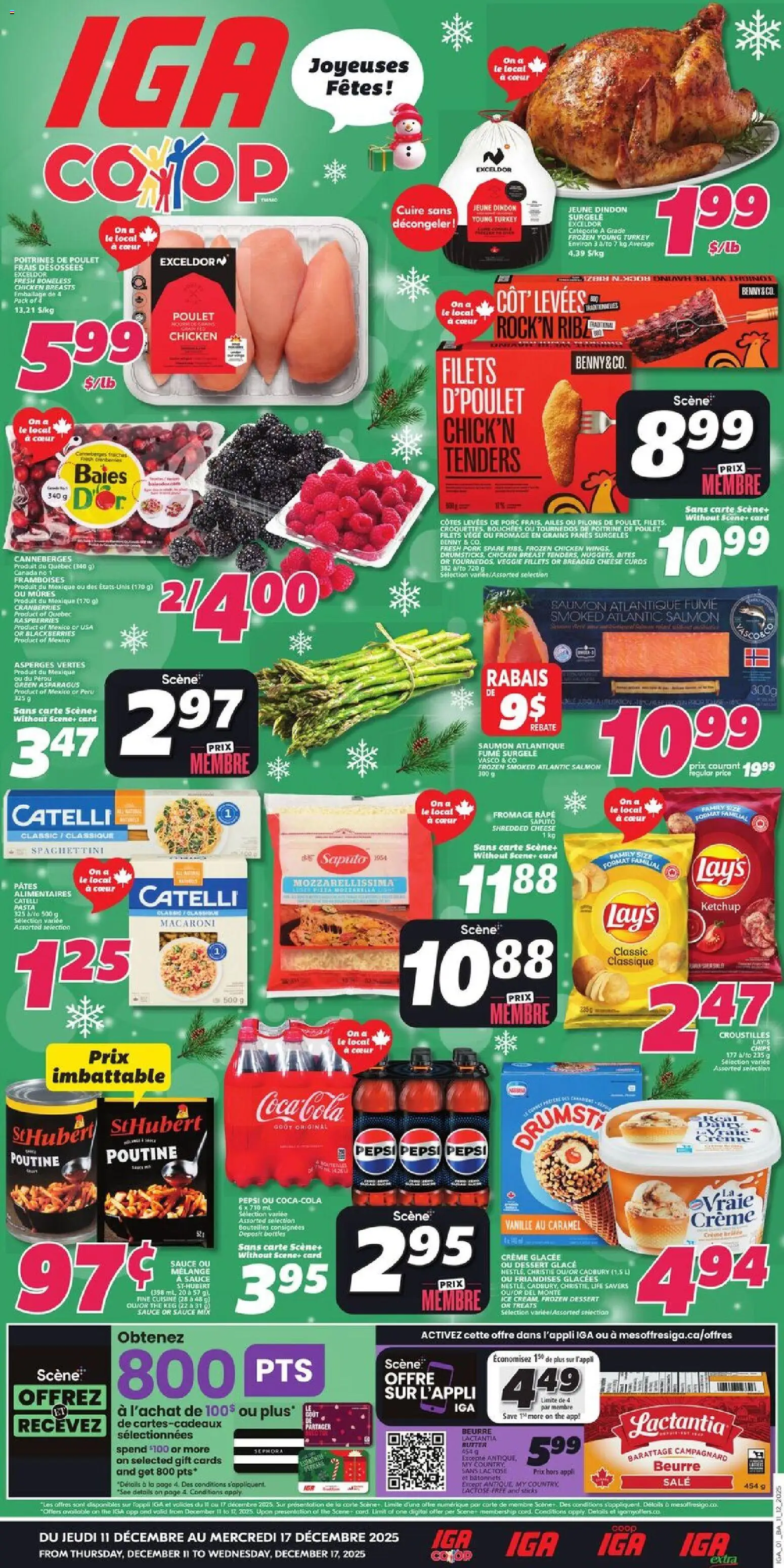 IGA weekly flyer / circulaire - page 1- valid from Dec 11, 2025