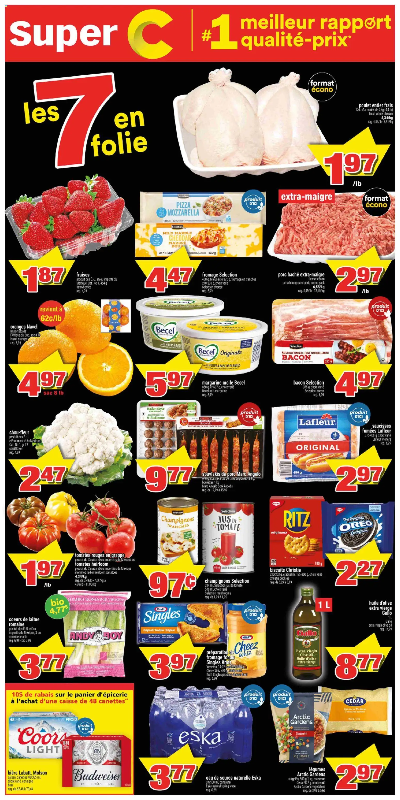 Super C weekly flyer / circulaire - page 1- valid from Jan 22, 2026