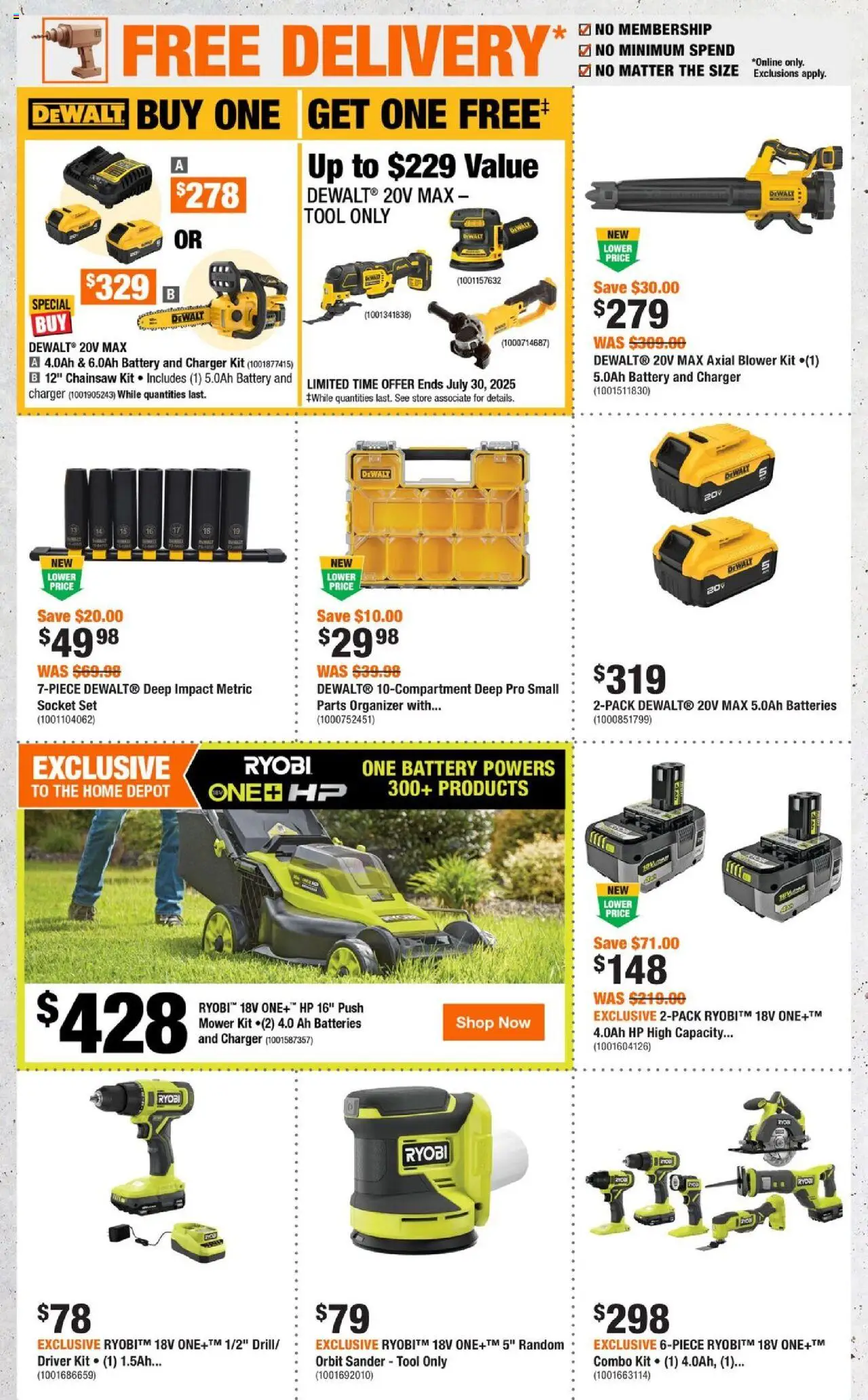 Home Depot weekly flyer / circulaire - page 4- valid from Jul 17, 2025