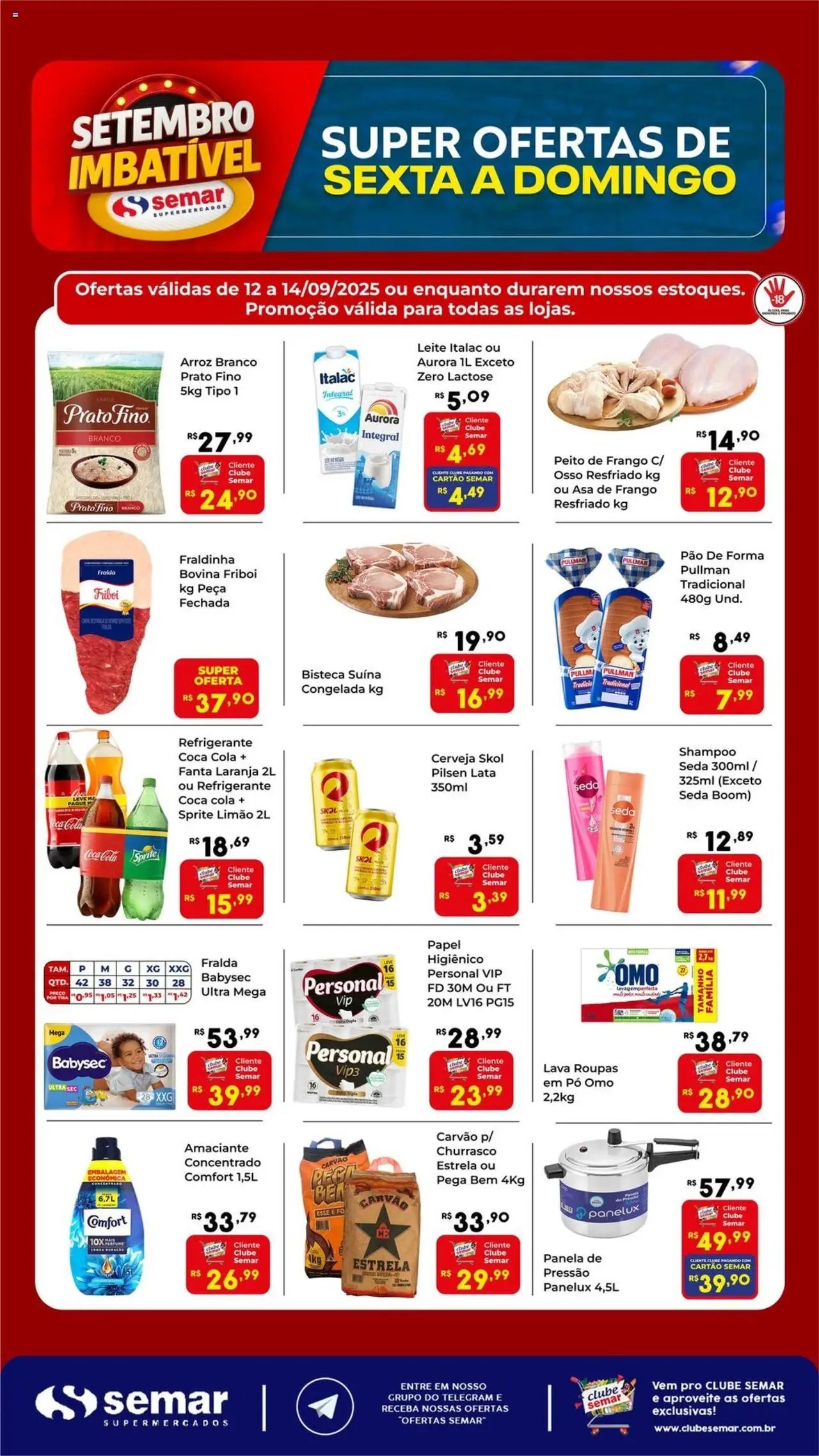 Semar Supermercado - Ofertas da semana - página 1- válido a partir de 12/09/2025
