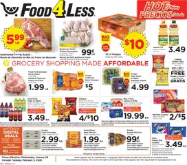Preview Food 4 Less Weekly Ad valid from 01/28/2026