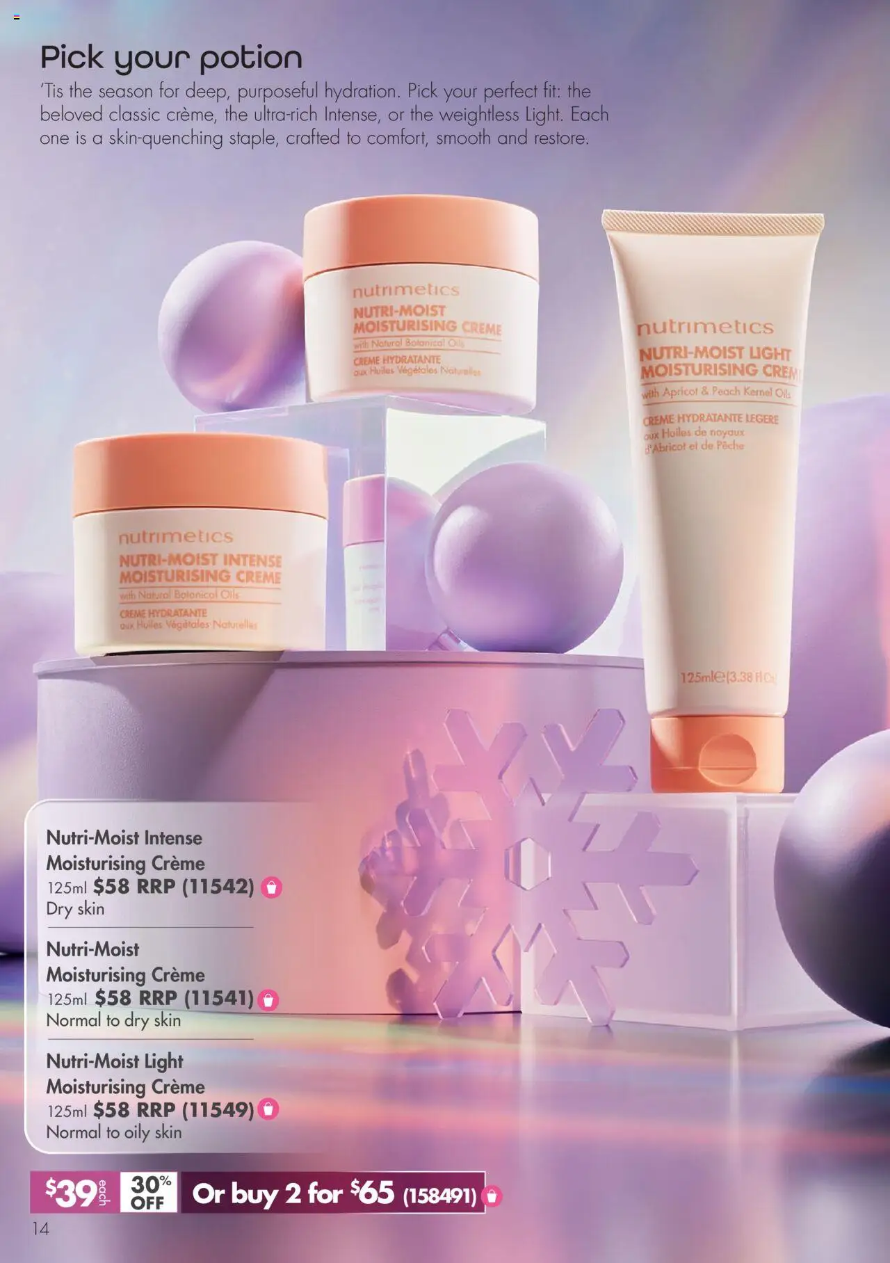Nutrimetics Catalogue Holiday magic - page 14- valid from 12/10/2025