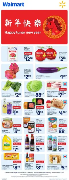 Preview Walmart - Happy lunar new year flyer valid from Jan 8, 2026