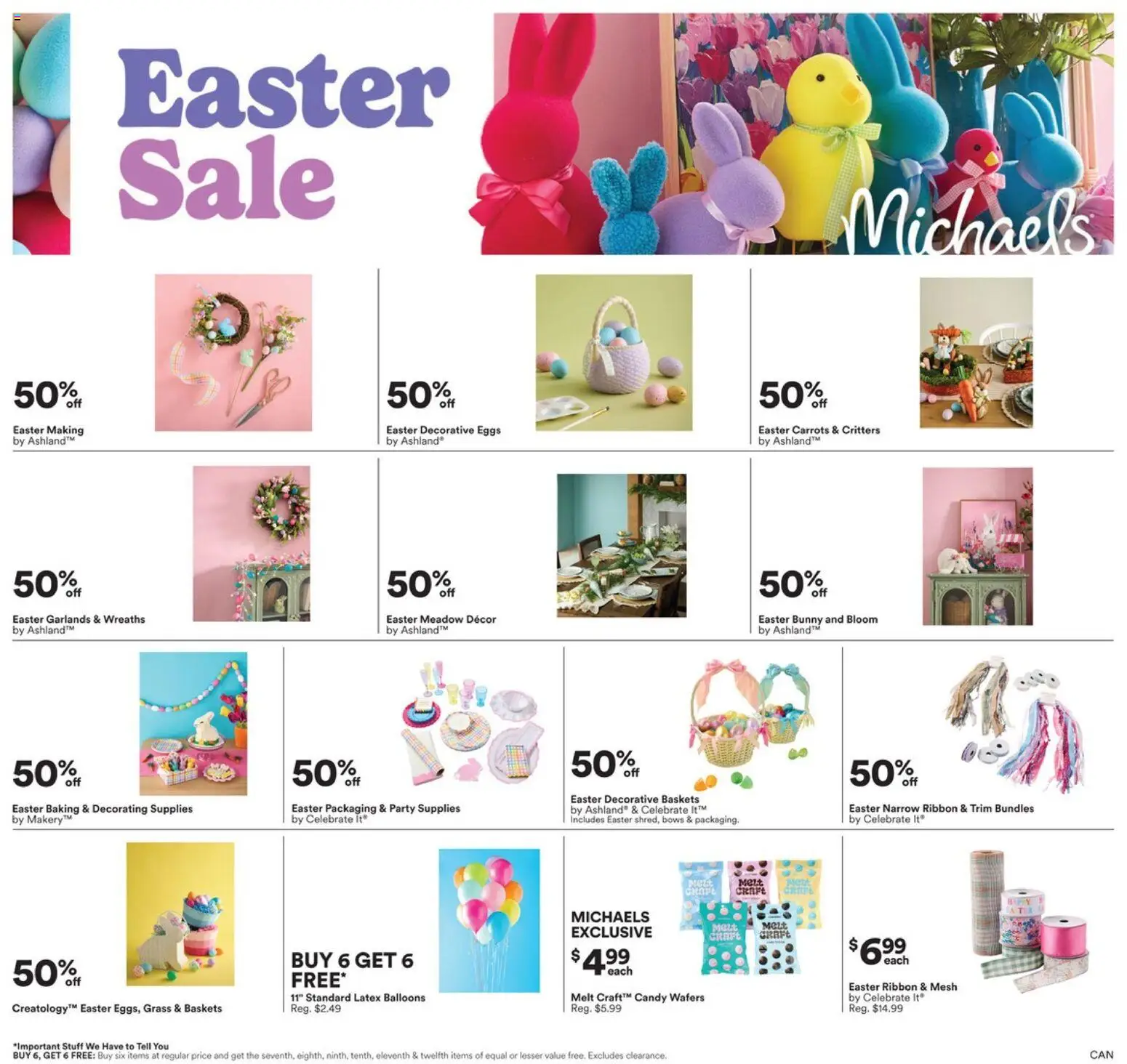 Michaels weekly flyer / circulaire - page 1- valid from Mar 27, 2026